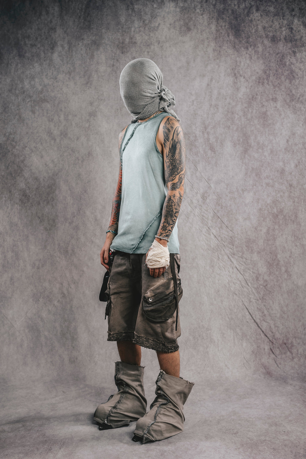 Haut sans manches exosquelette