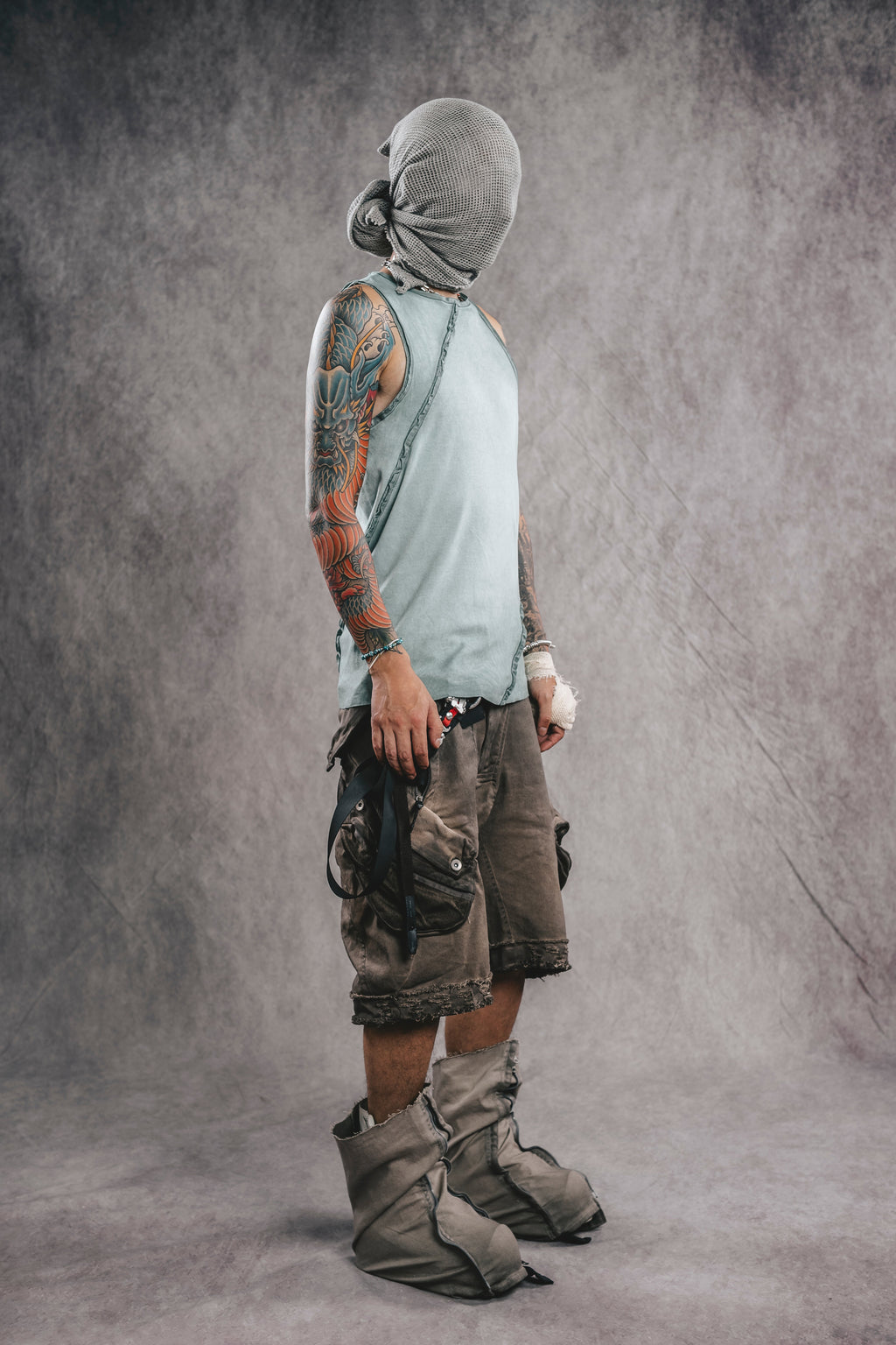 Haut sans manches exosquelette