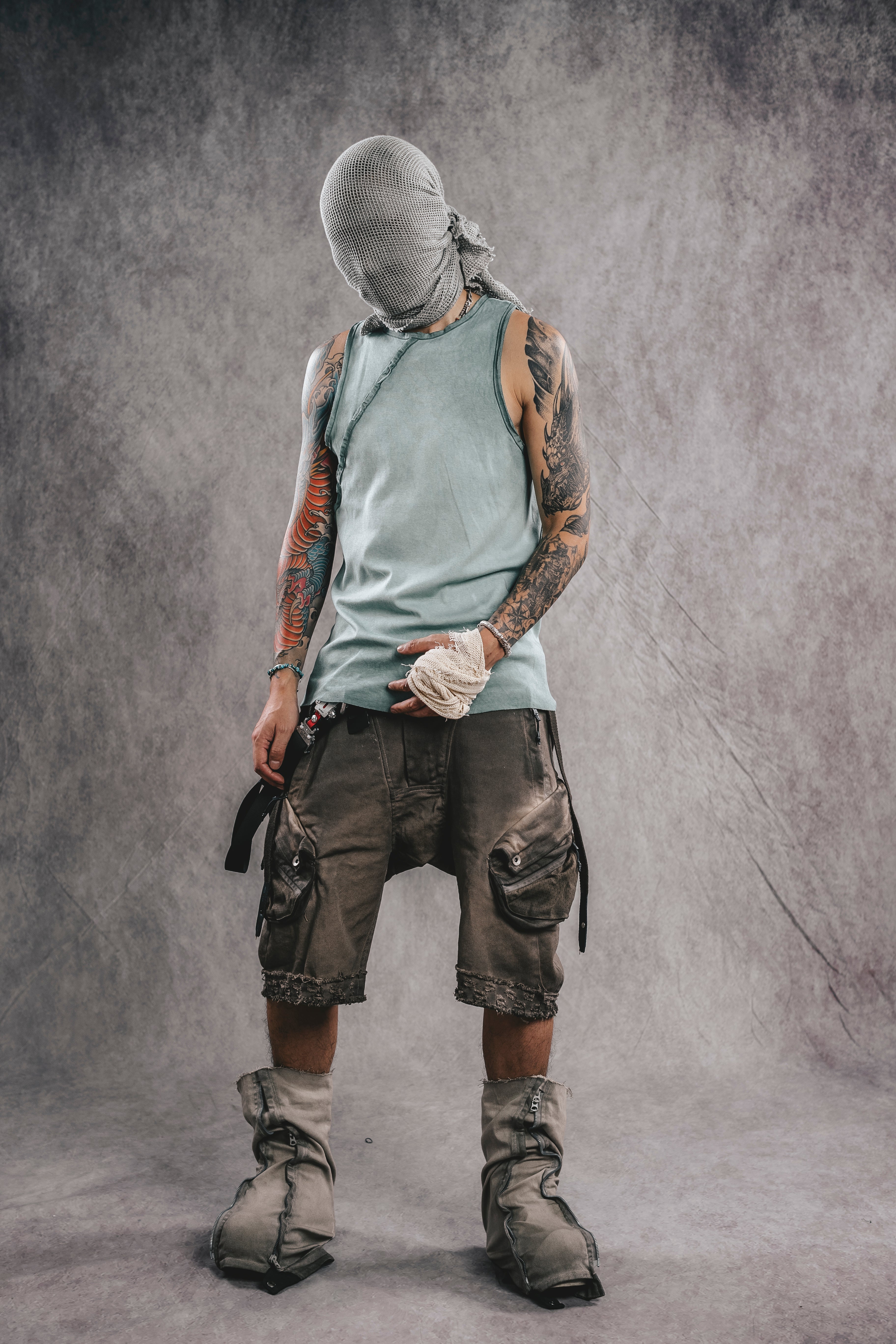 Haut sans manches exosquelette