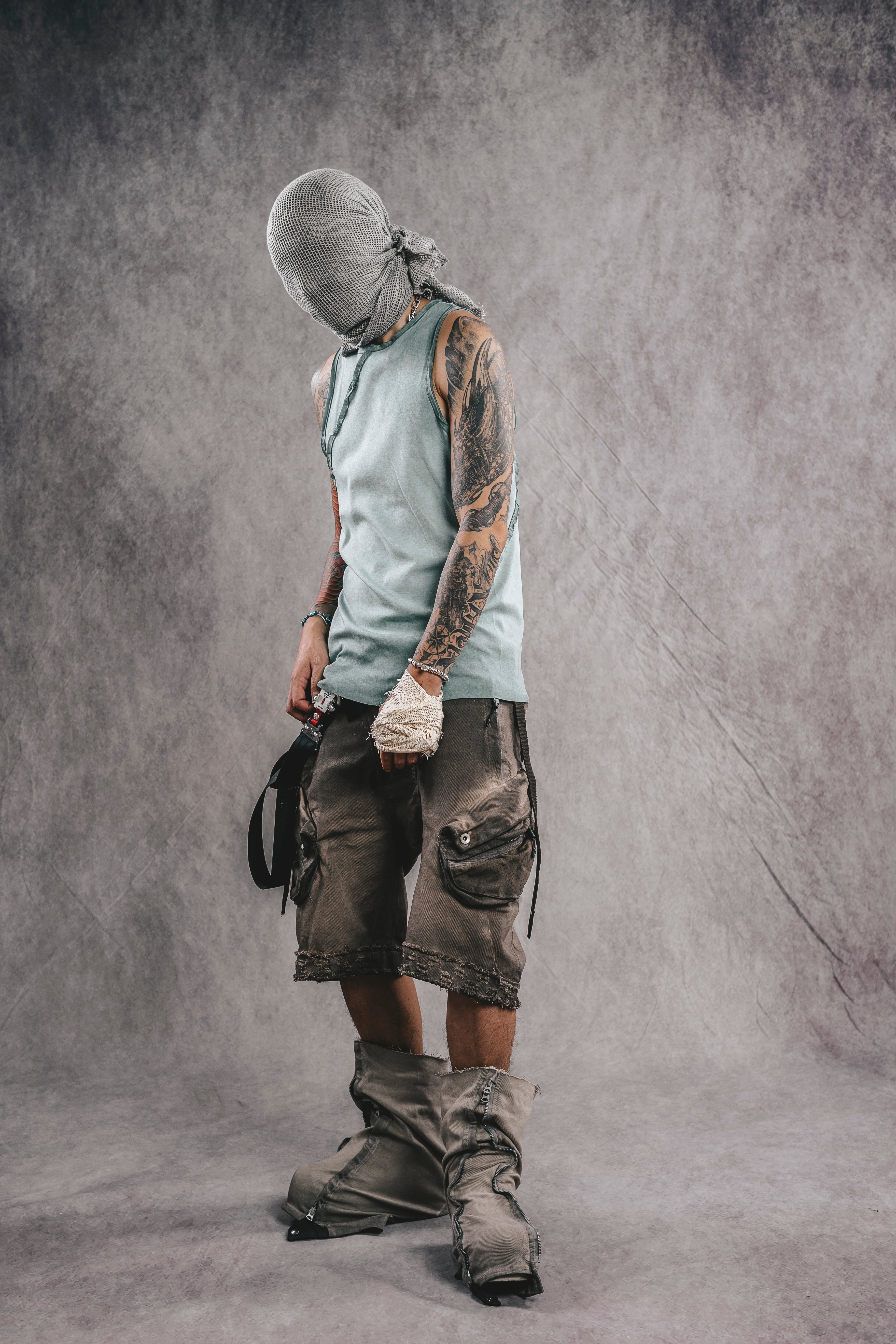 Haut sans manches exosquelette