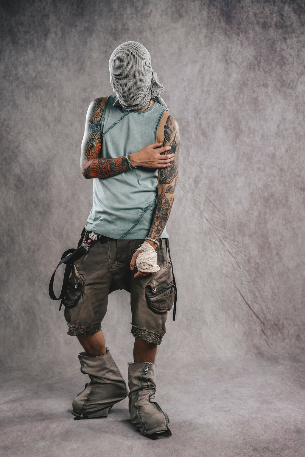 Haut sans manches exosquelette