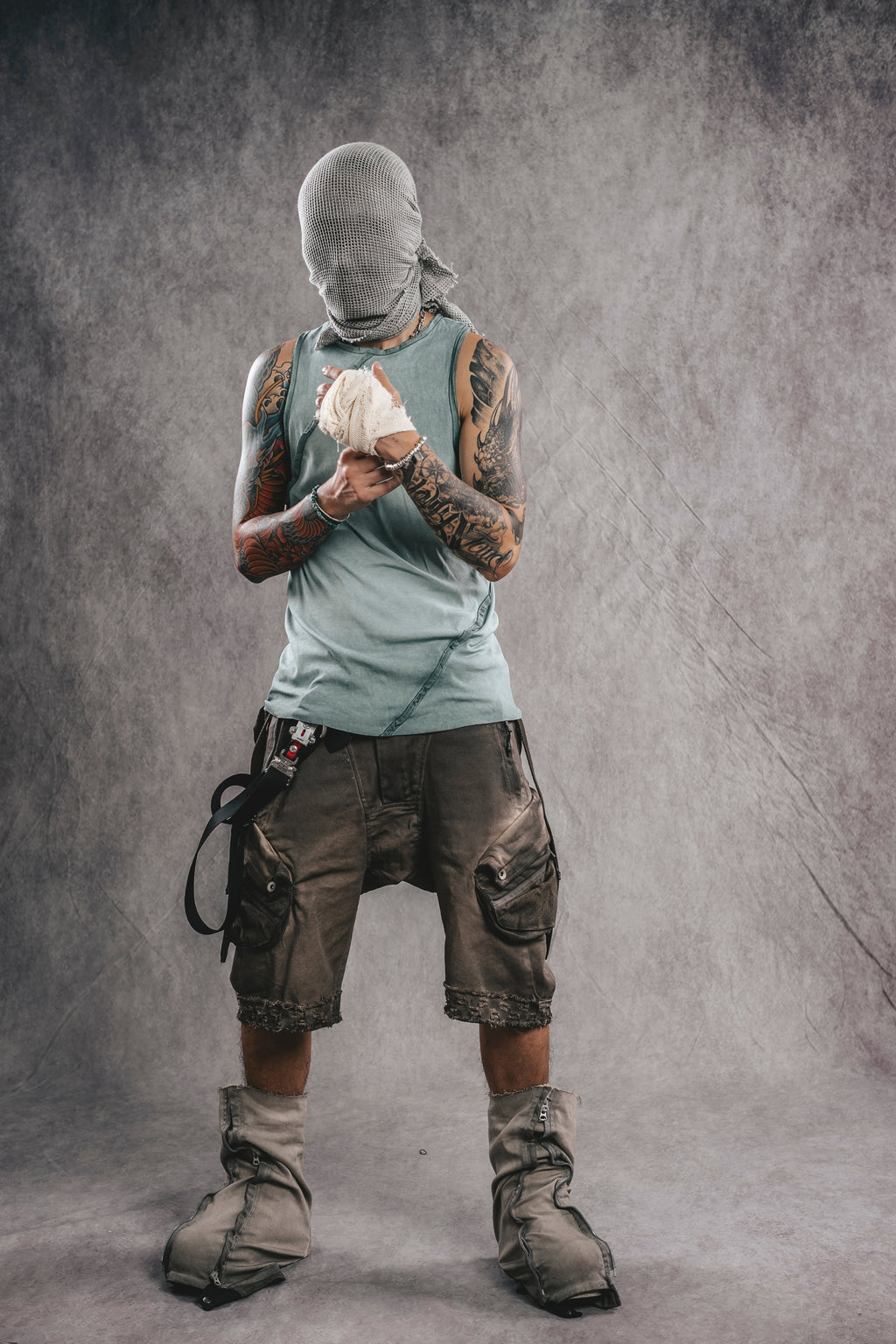 Haut sans manches exosquelette