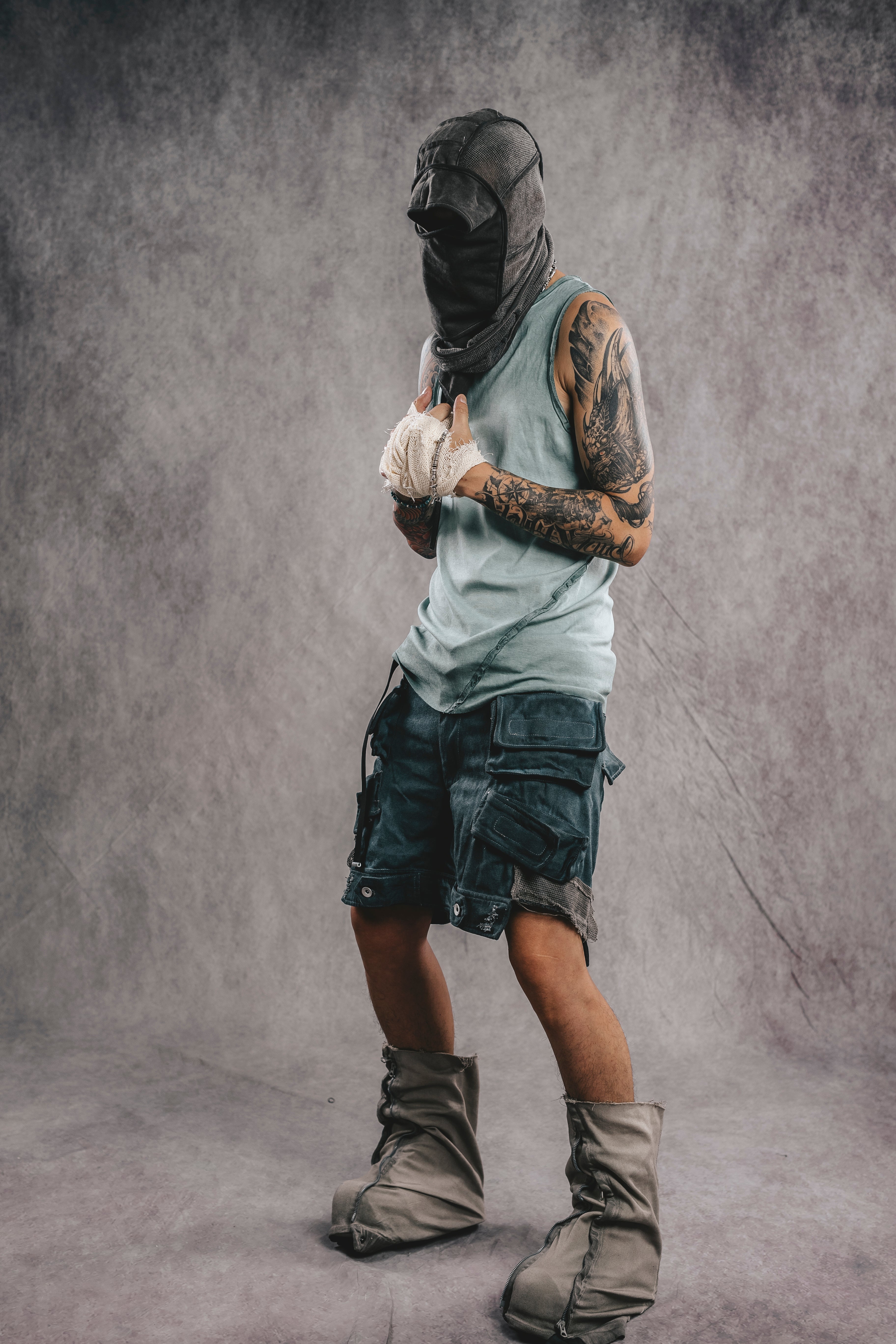 Haut sans manches exosquelette