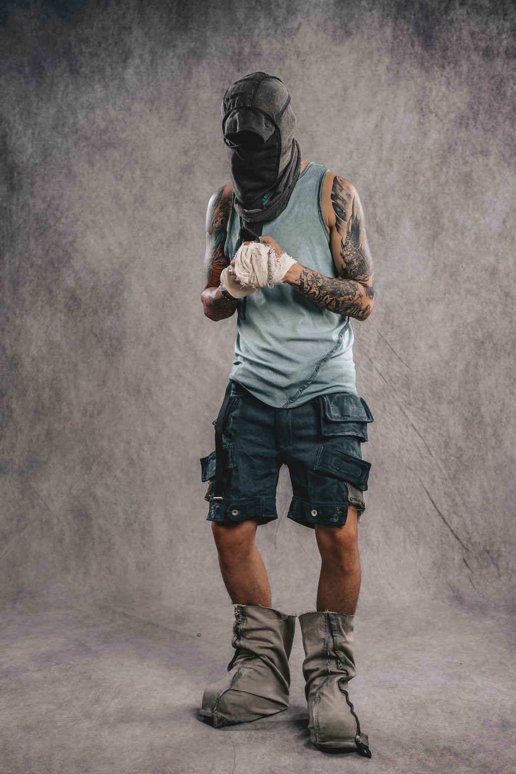 Haut sans manches exosquelette