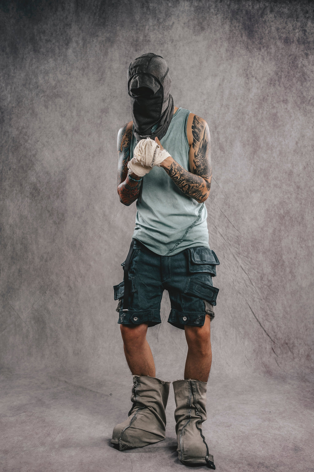 Haut sans manches exosquelette