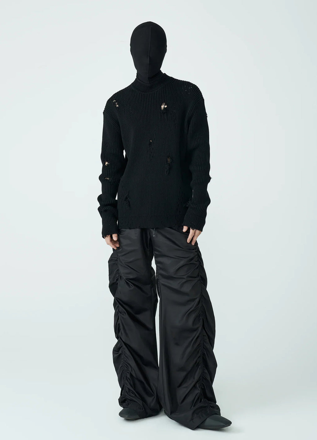 22FW CascadeWave Parachute Pants